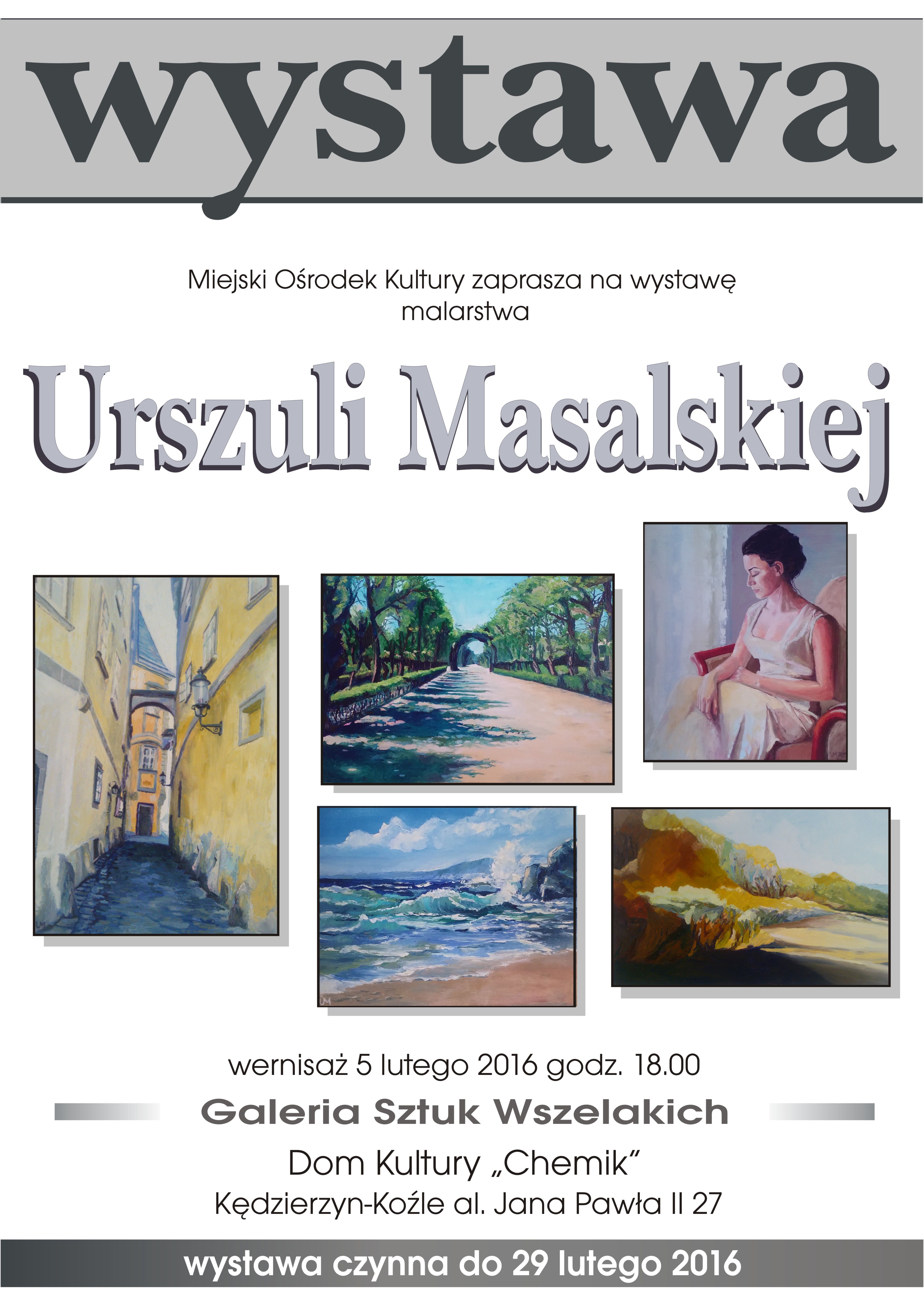 Urszula Masalska - wystawa malarstwa