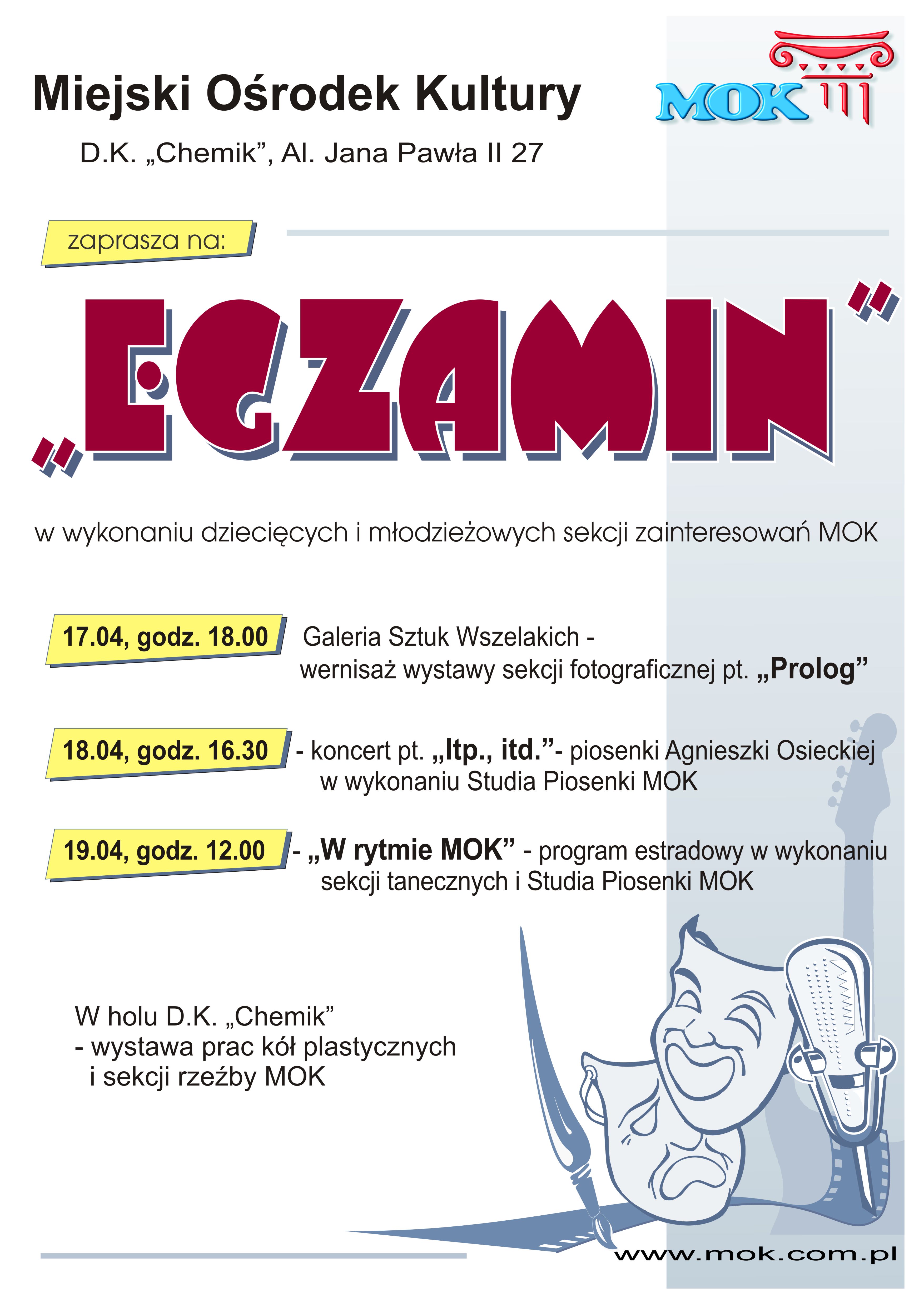 Egzamin - plakat