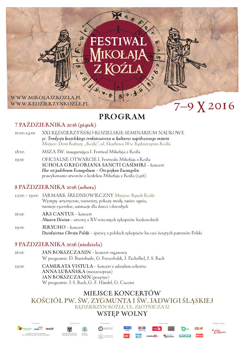 MzK plakat z programem