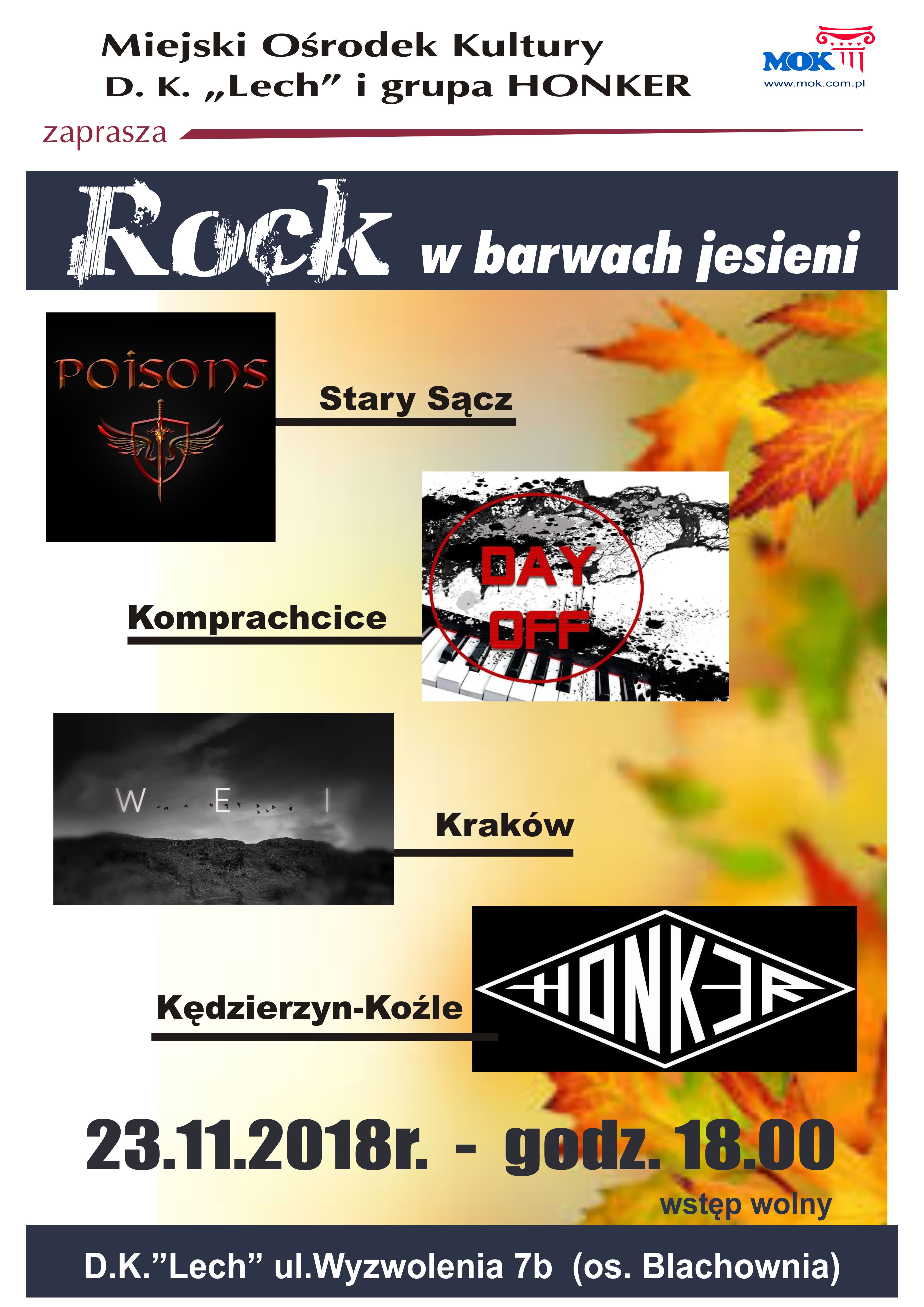 Rock w barwach jesieni